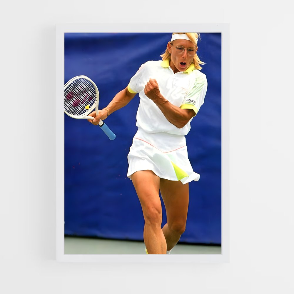 Poster Martina navratilova – affiche Tennis (vue 3)